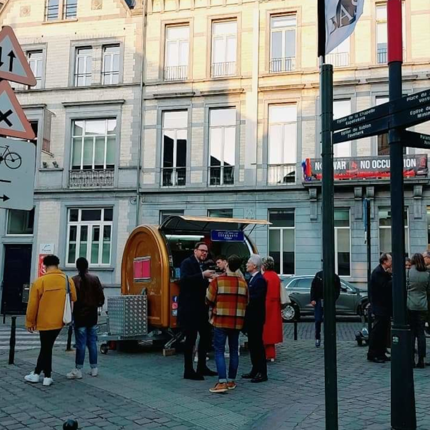 Foodtruck à l'évenement Brussel Art Square